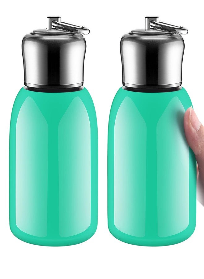 Mifoci 2 Pcs 10oz Mini Water Bottles Stainless Steel Slim Insulated Thermal for Hot Cold Drink Thermal Small Vacuum Portable Water Bottle for Women Gifts Travel Camping Hiking - Image 1